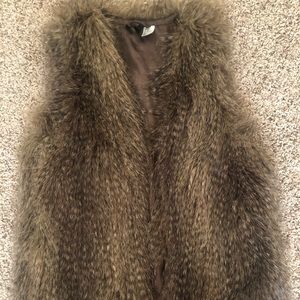 Brown Fur Vest